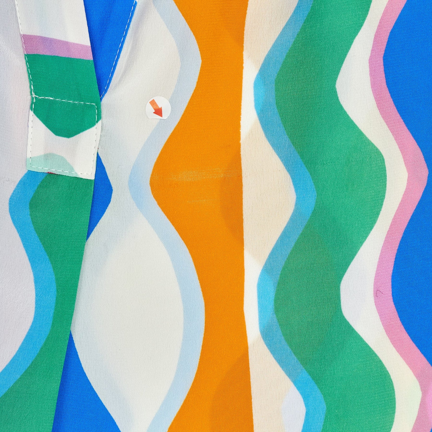 NRBY Multicoloured Wavy Print Top