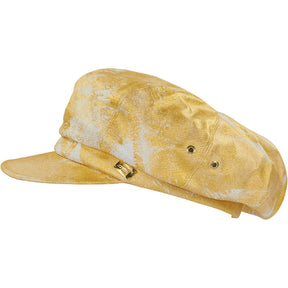 Stephen Jones Jonesboy Yellow Patterned Baker Boy Cap