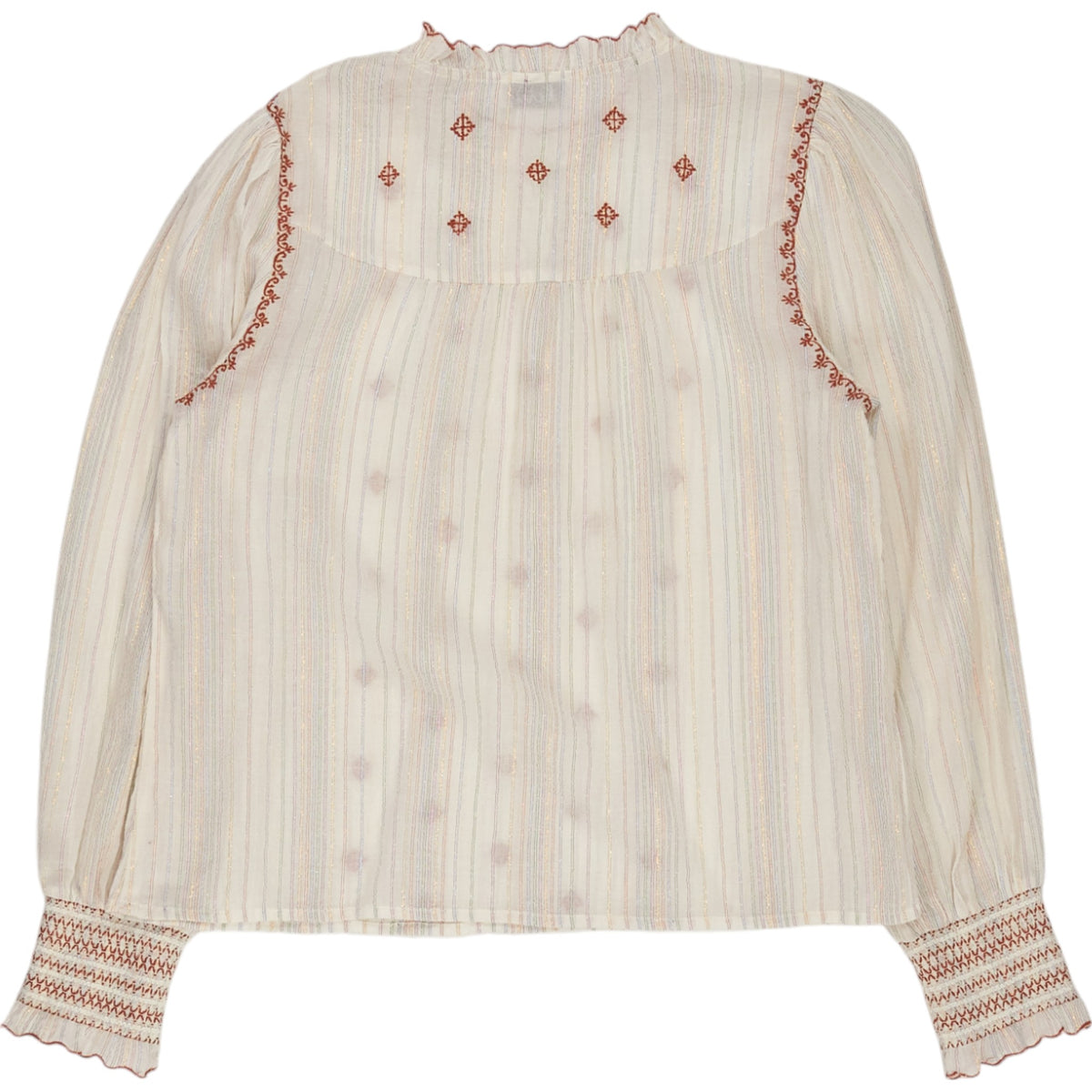 Wyse Cream/Multi Sample Blouse