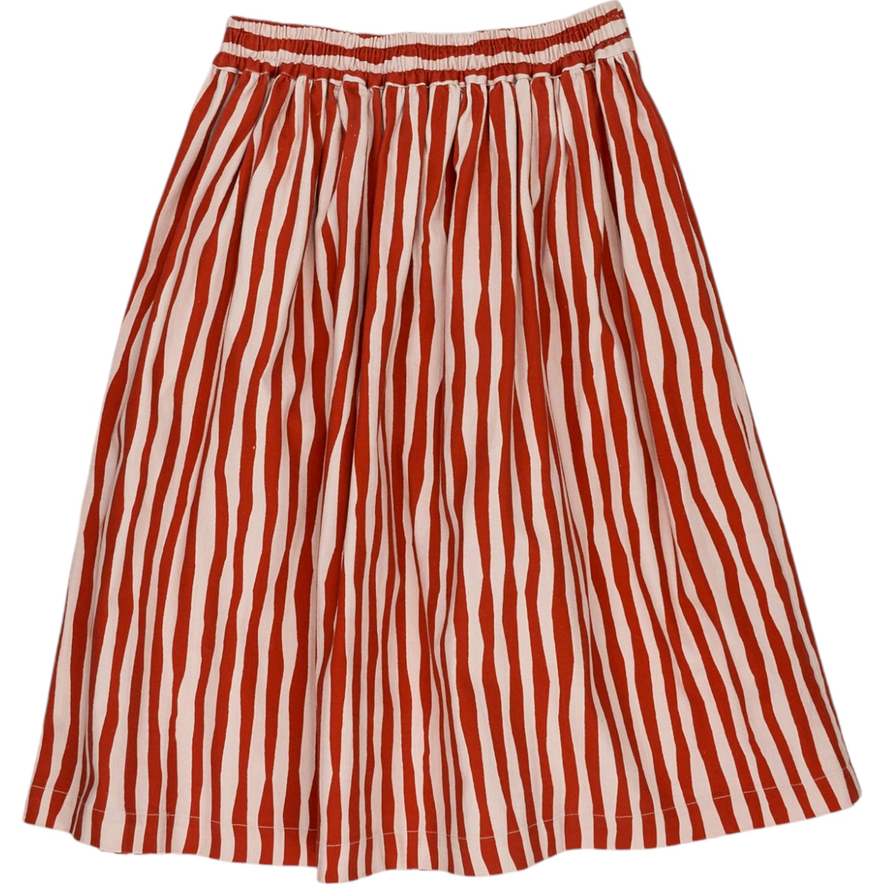 Wyse Red/White Button Through Skirt