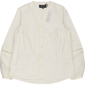 Wyse Ivory Tilda Ric Rac Shirt