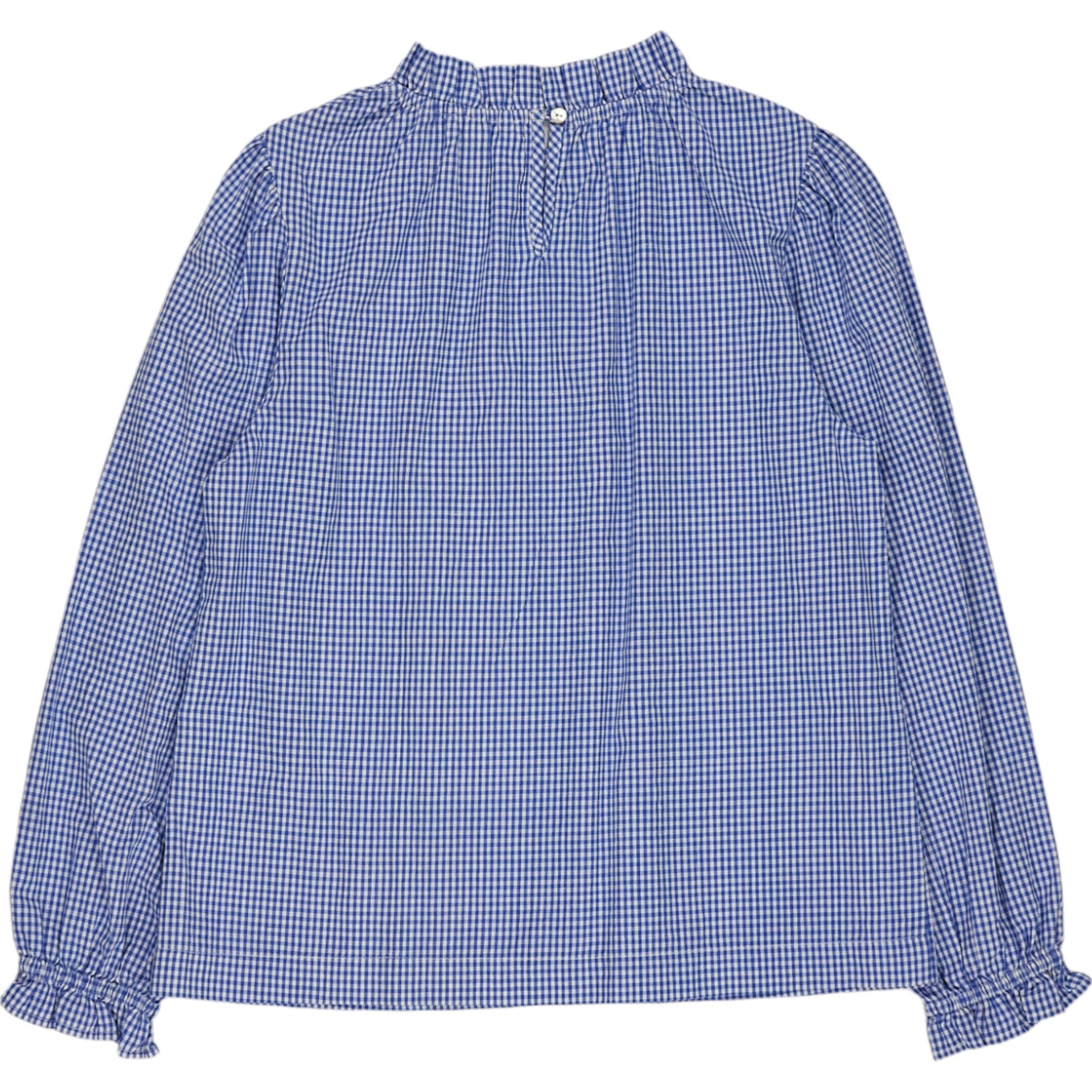 Wyse Blue/White Gingham Top