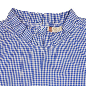 Wyse Blue/White Gingham Top