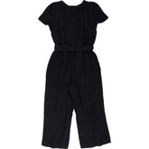 Wyse Black Naomi Double Gauze Jumpsuit