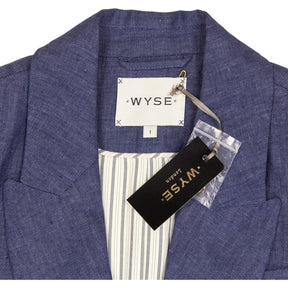 Wyse Indigo Alaina Double Breasted Blazer