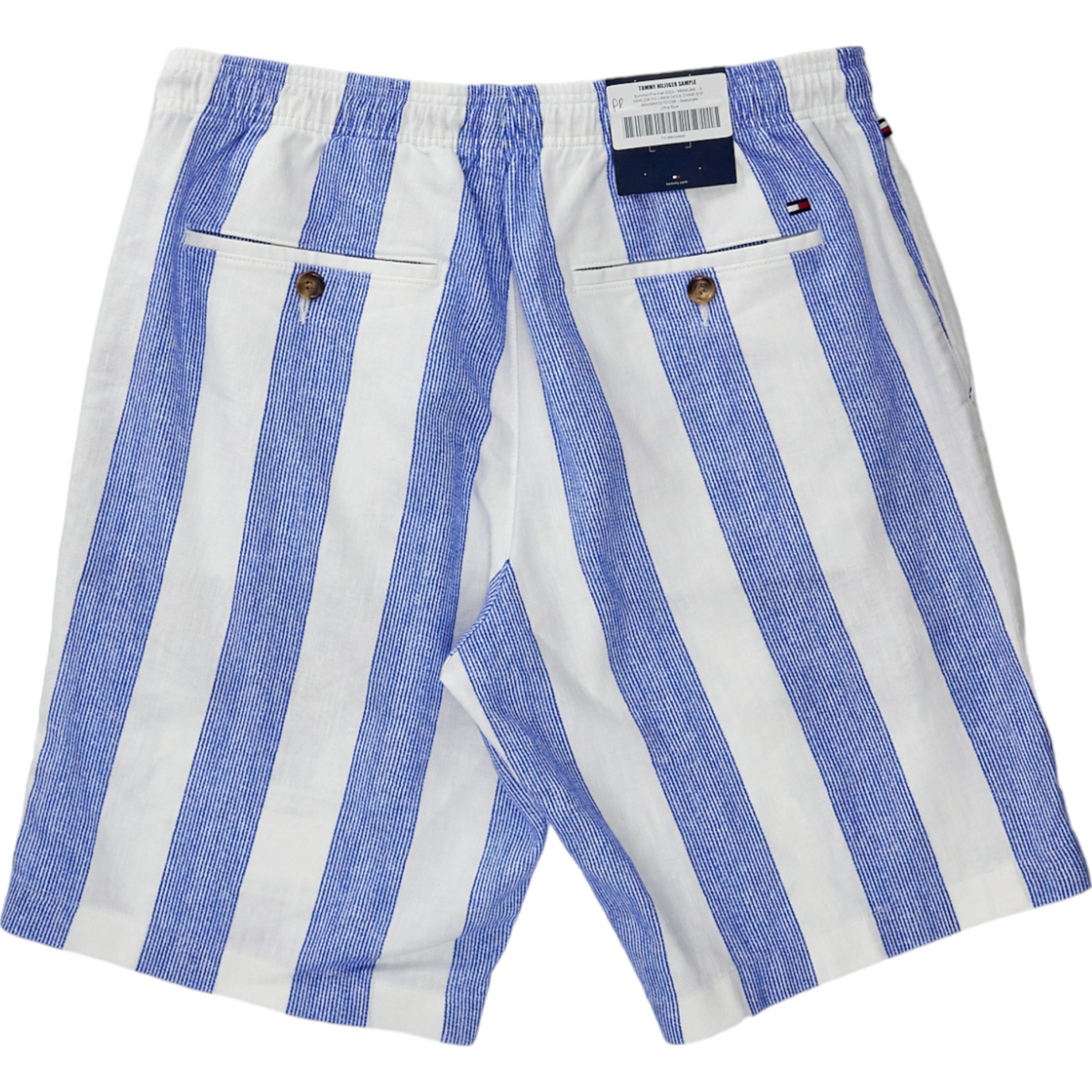 Tommy Hilfiger White/Blue Harlem Shorts
