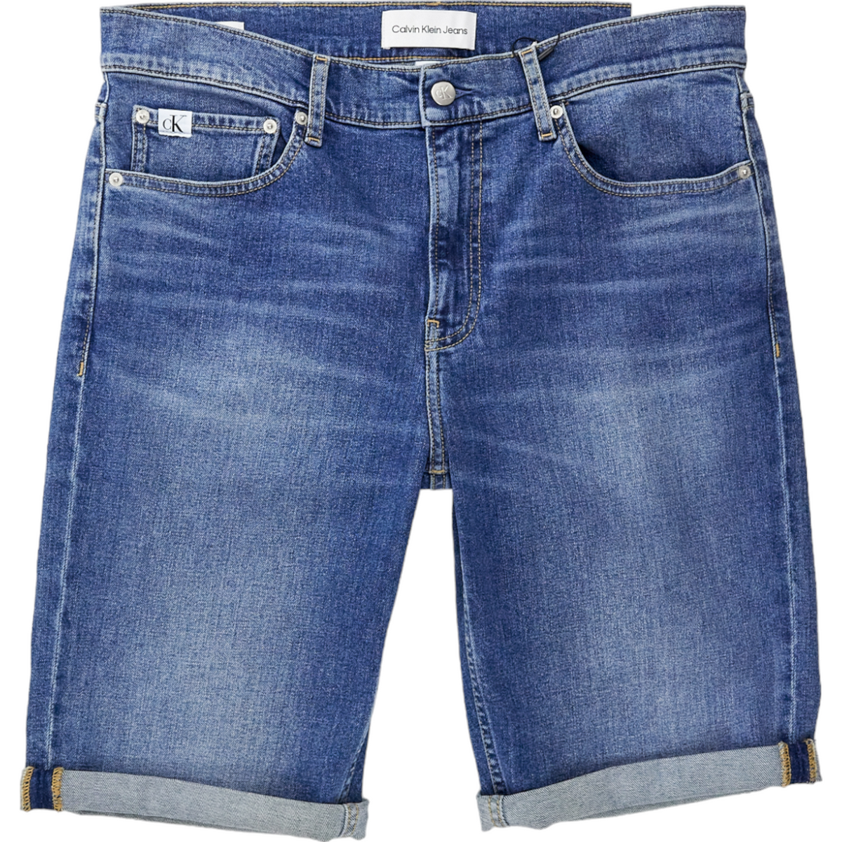 Calvin Klein Jeans Mid-Blue Slim Shorts