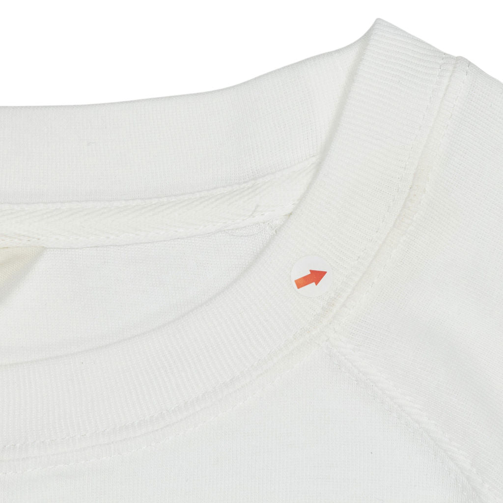 Hush White Cotton Raglan Top
