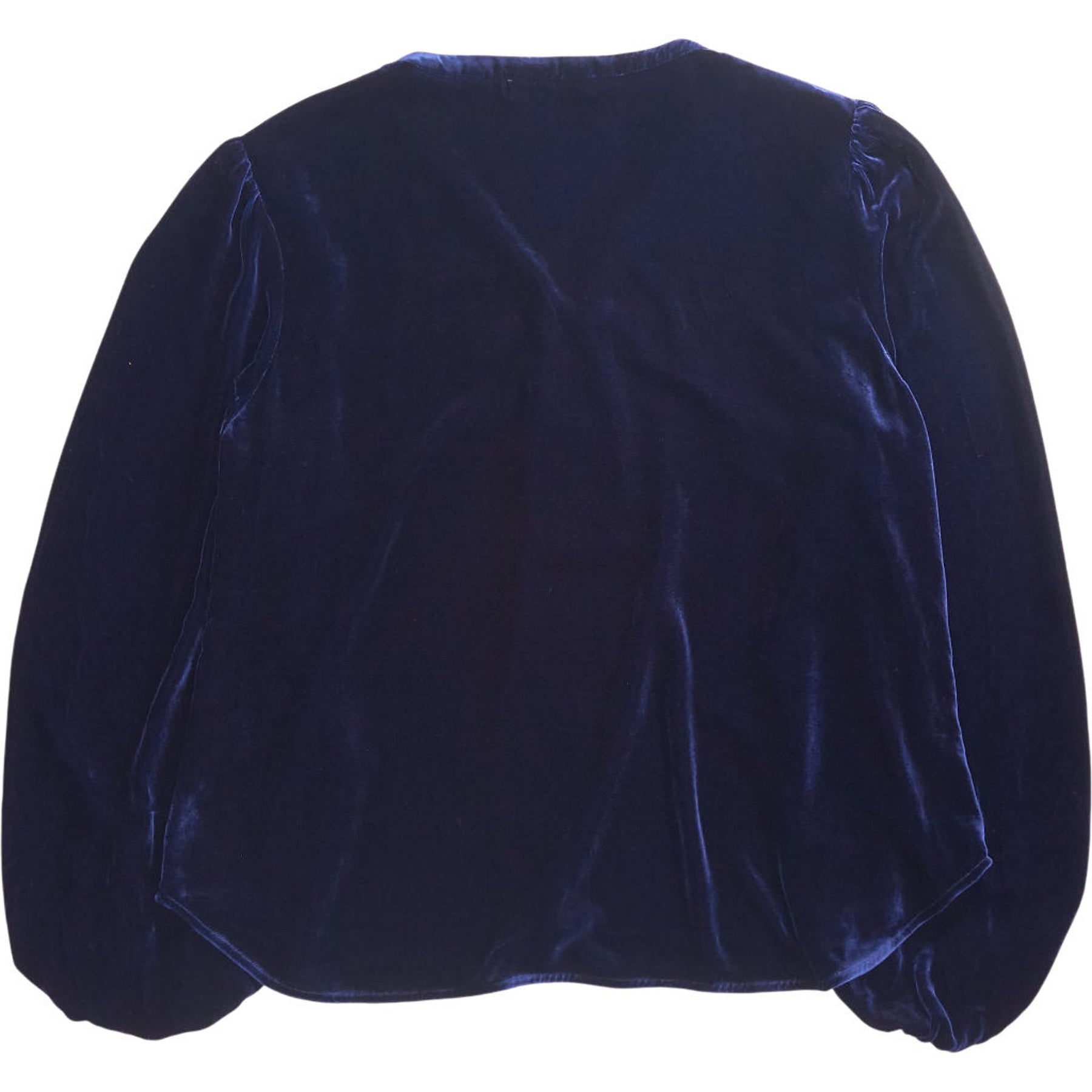 NRBY Blue Velvet Blouse