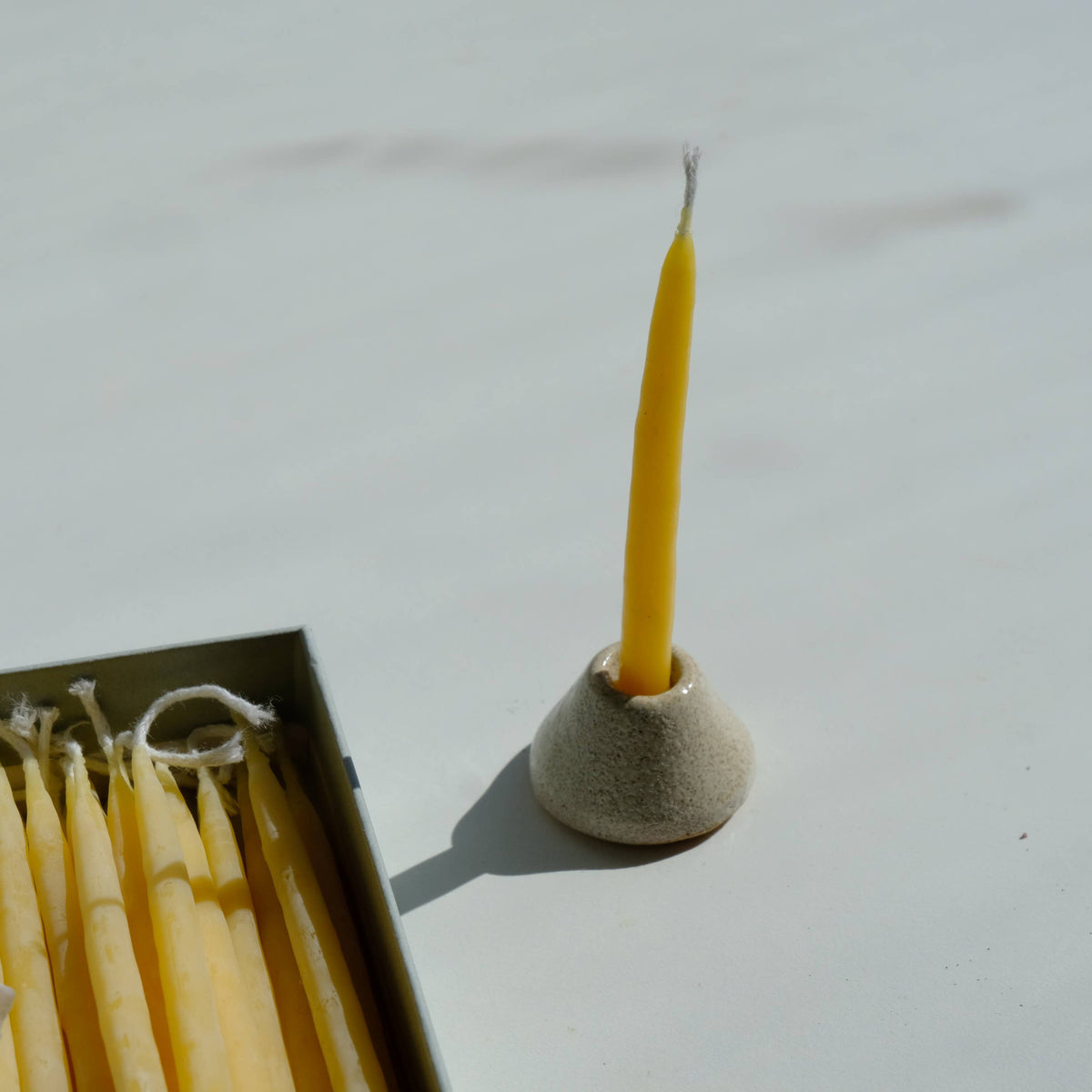 Handmade Mini Ceramic Candle Holder