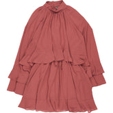 River Island Pink High Neck Dress