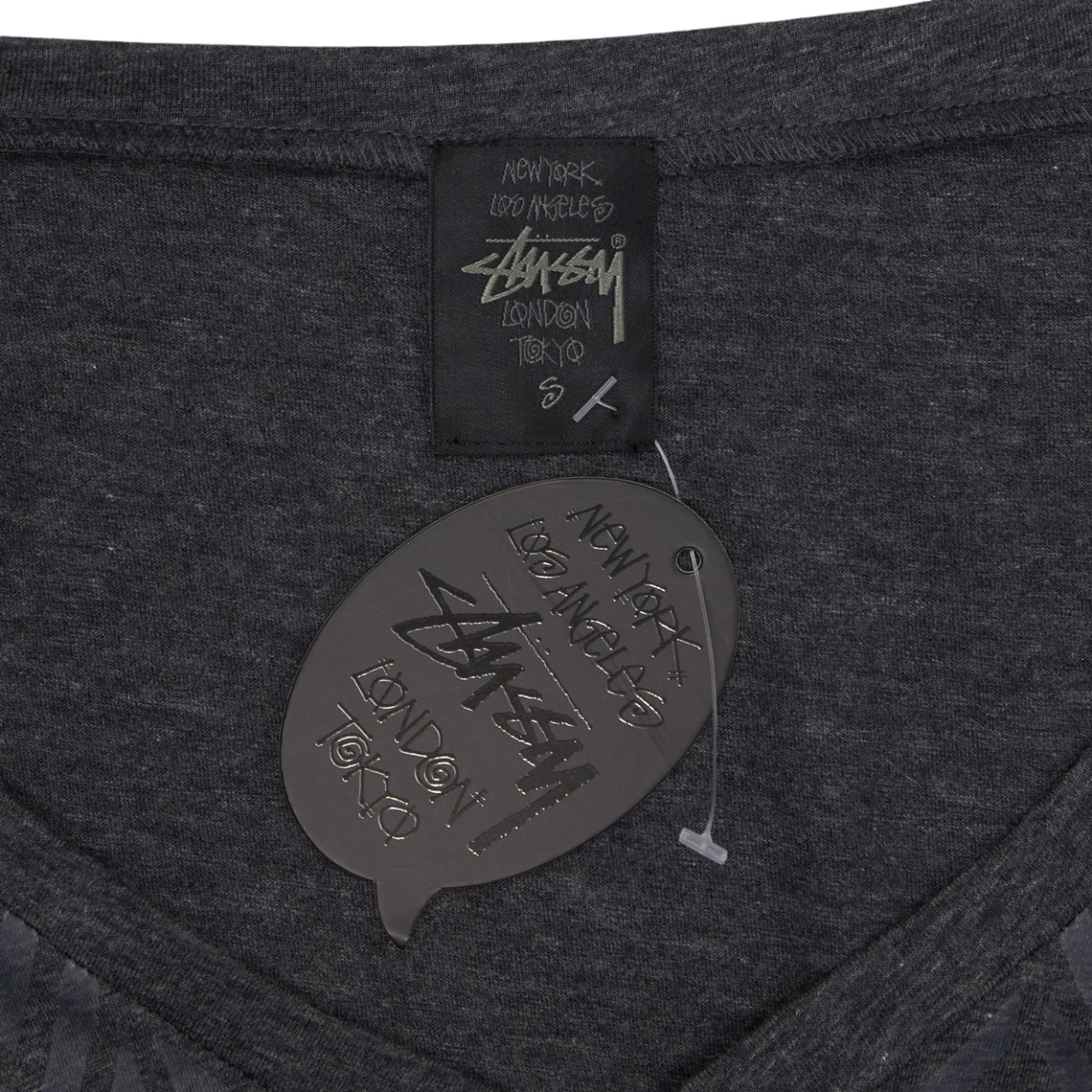 Stussy Grey Patterned Tunic Dress