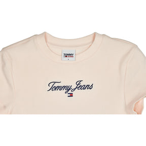 Tommy Jeans Pink Cropped T-shirt