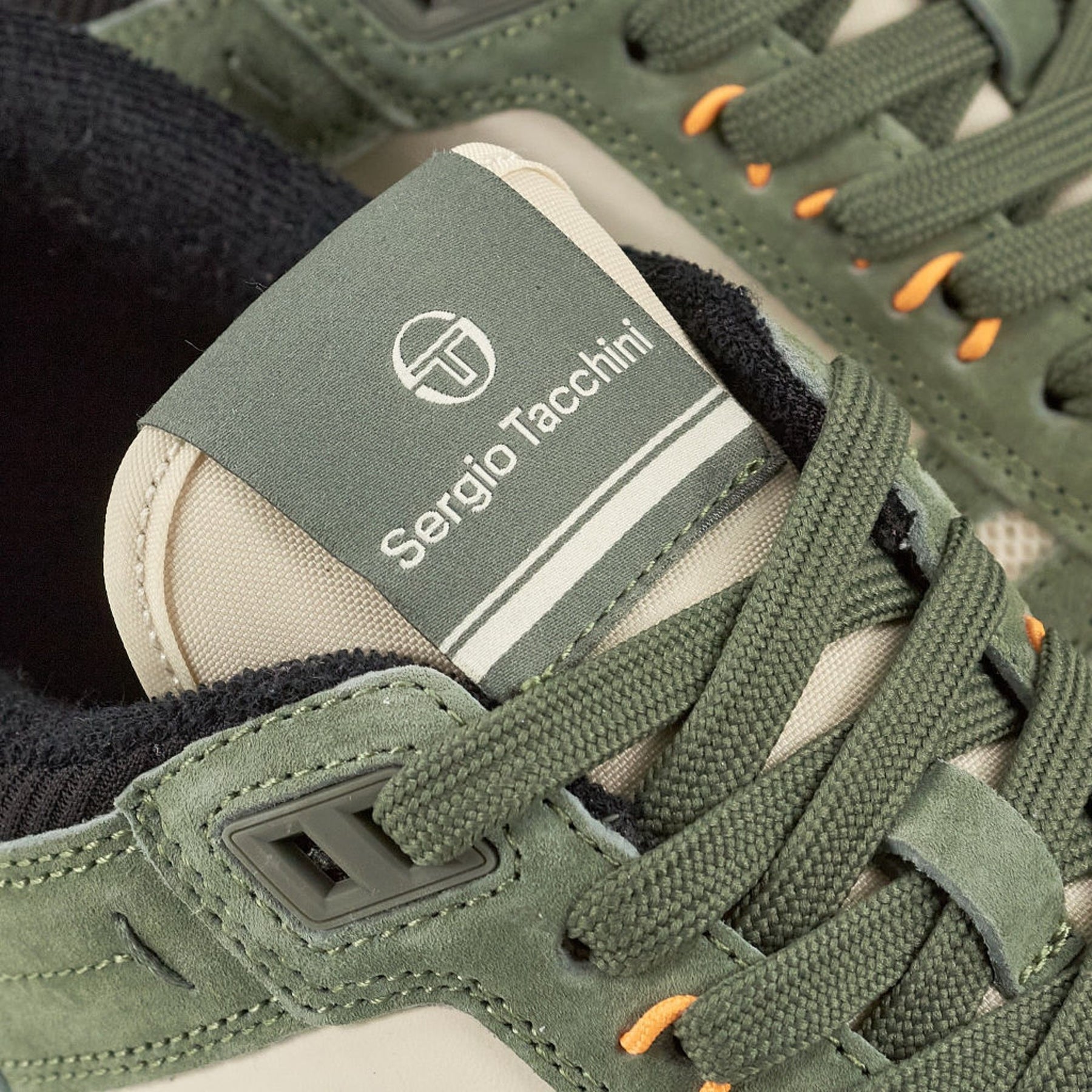 Sergio Tacchini Green Suede Trainer
