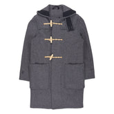 Gloverall Grey Monty Duffle Coat Wool