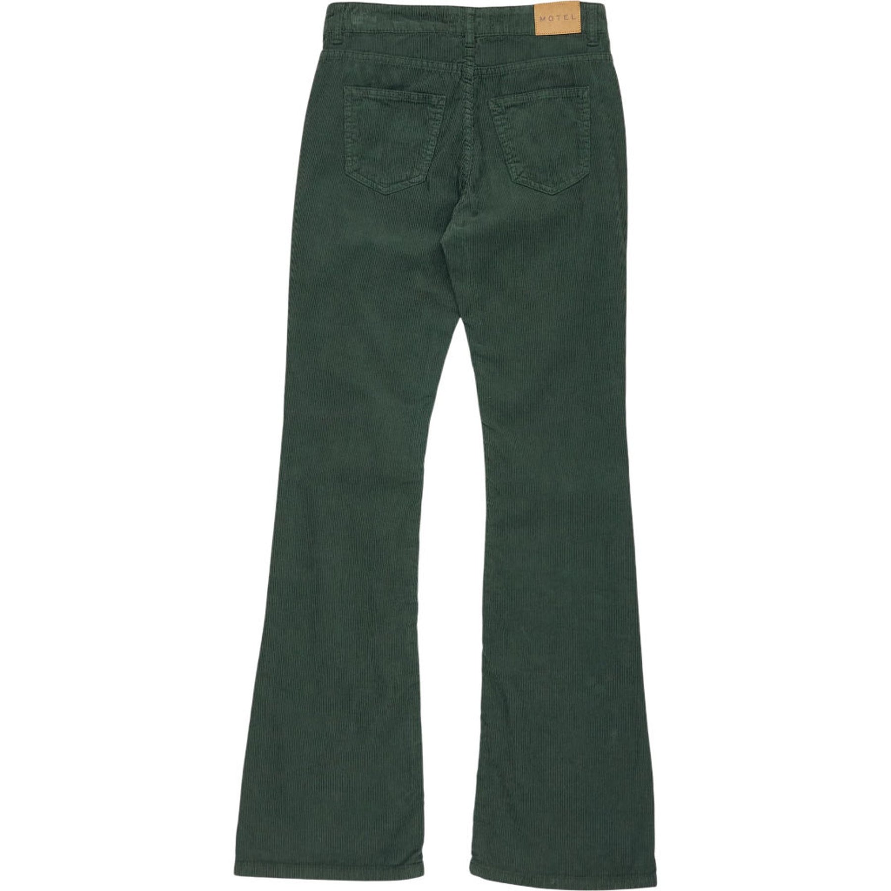 Motel Green Cord Bootleg Jeans