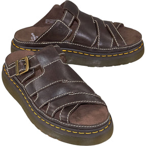 Dr. Martens Brown Maxxy Slide Sandals