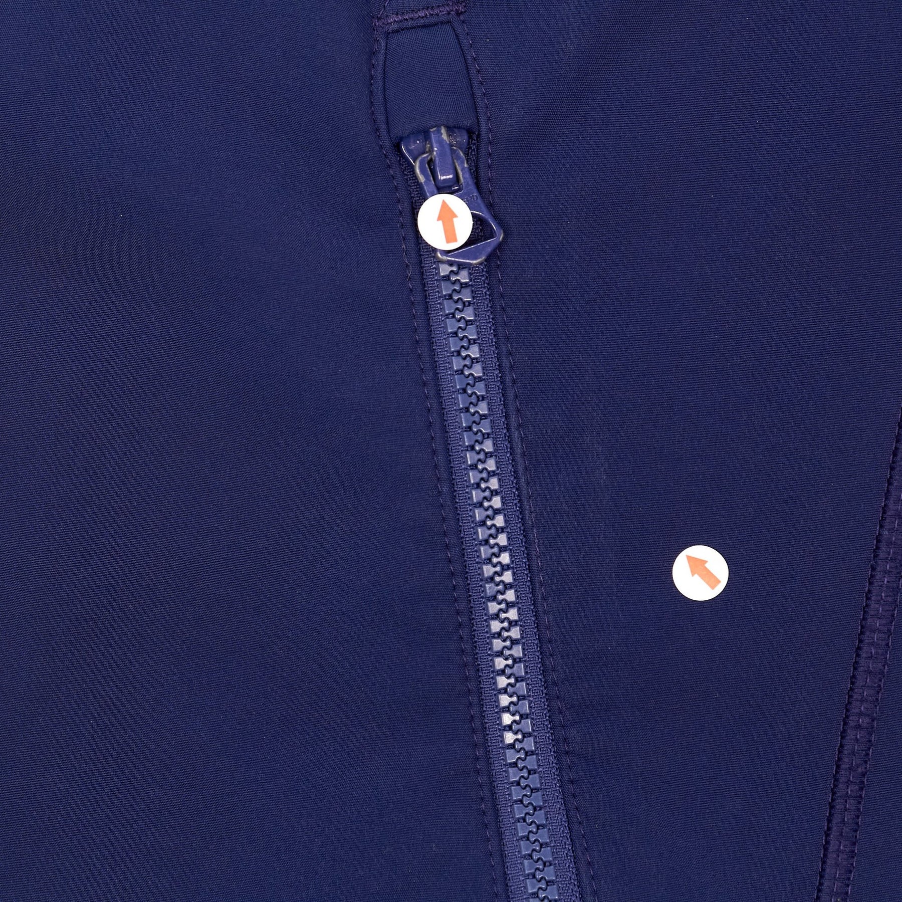 Lands' End Blue Jacket with Zip Closure