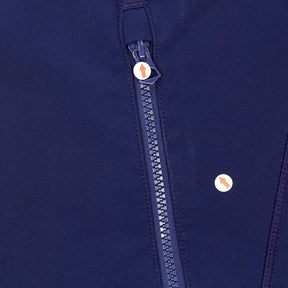 Lands' End Blue Jacket with Zip Closure