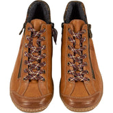 Rieker Brown Leather Ankle Boots