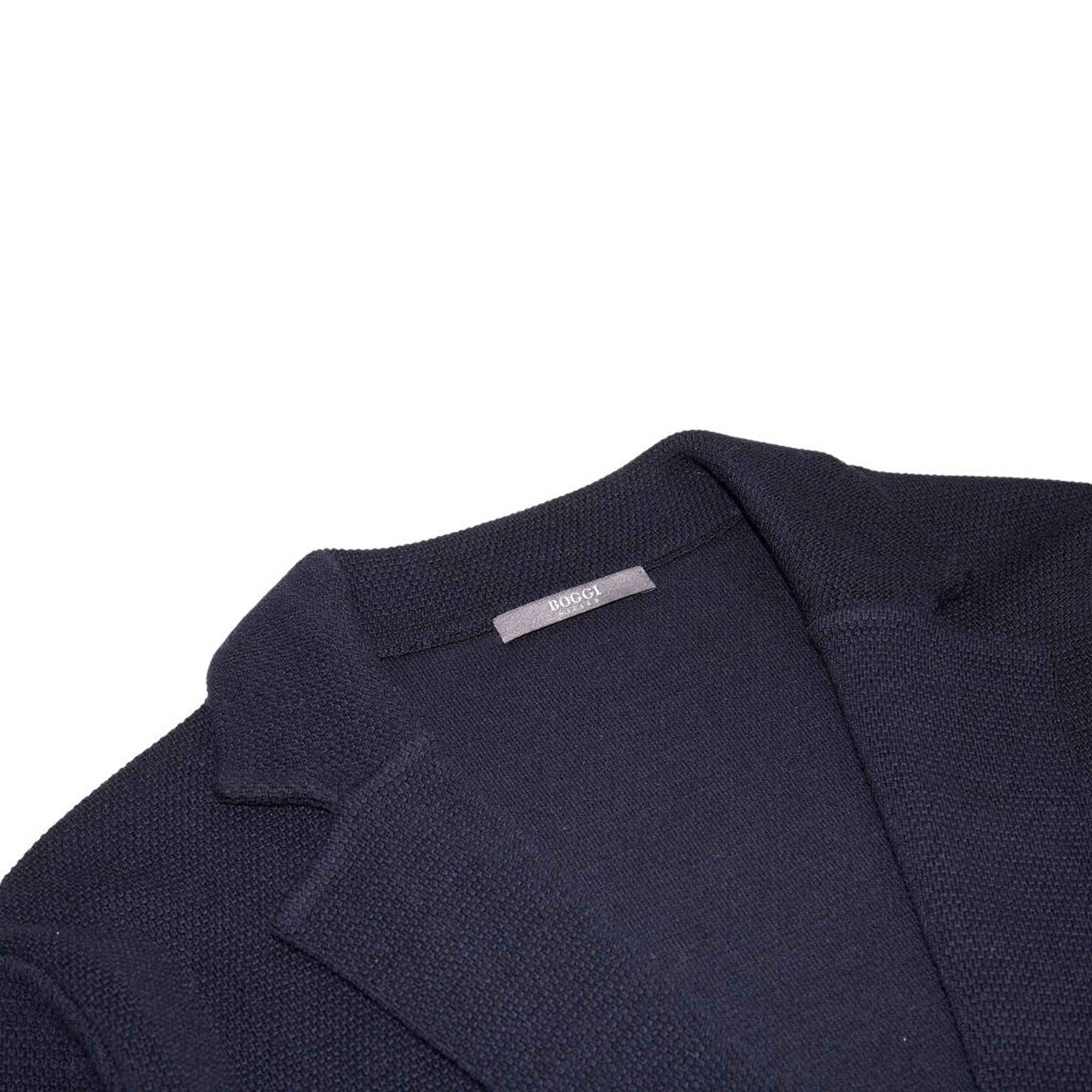 Boggi Navy Knit Blazer