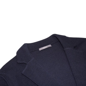 Boggi Navy Knit Blazer