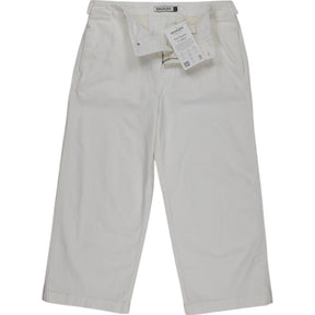 Baukjen White Cropped Trousers