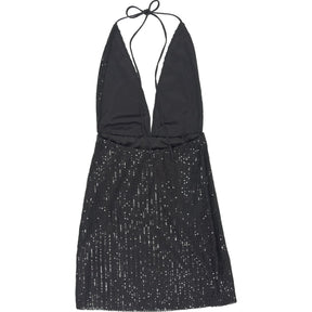 Motel Black Brend Dress Sequin