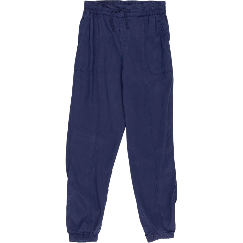 Fat Face Blue Lyocell Cuffed Trousers