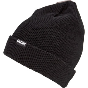 Globe Black Recycled Polyester Beanie Hat