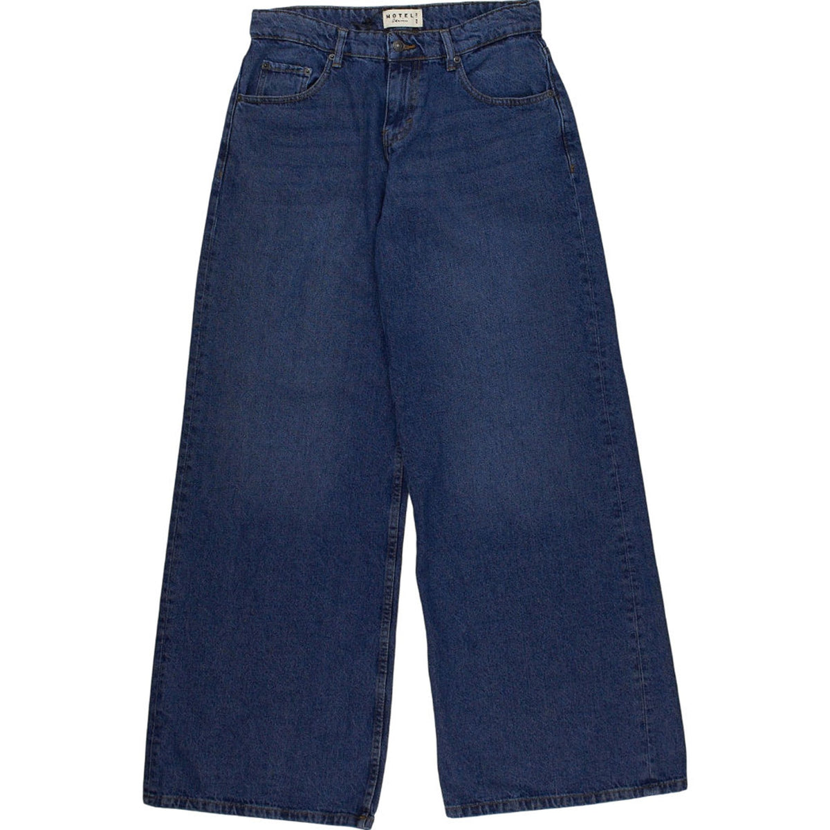 Motel Blue Denim Wide-Leg Jeans