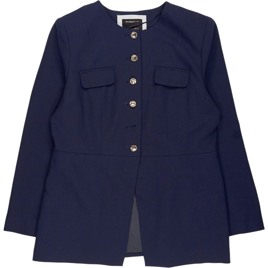 River Island Navy Radical Romance Jacket