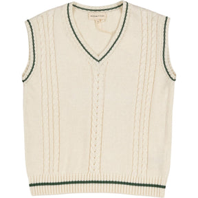 Beaufort & Blake Cream Cricket Tank Vest