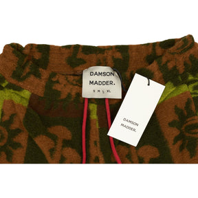 Damson Madder Green Brown Patterned Trousers