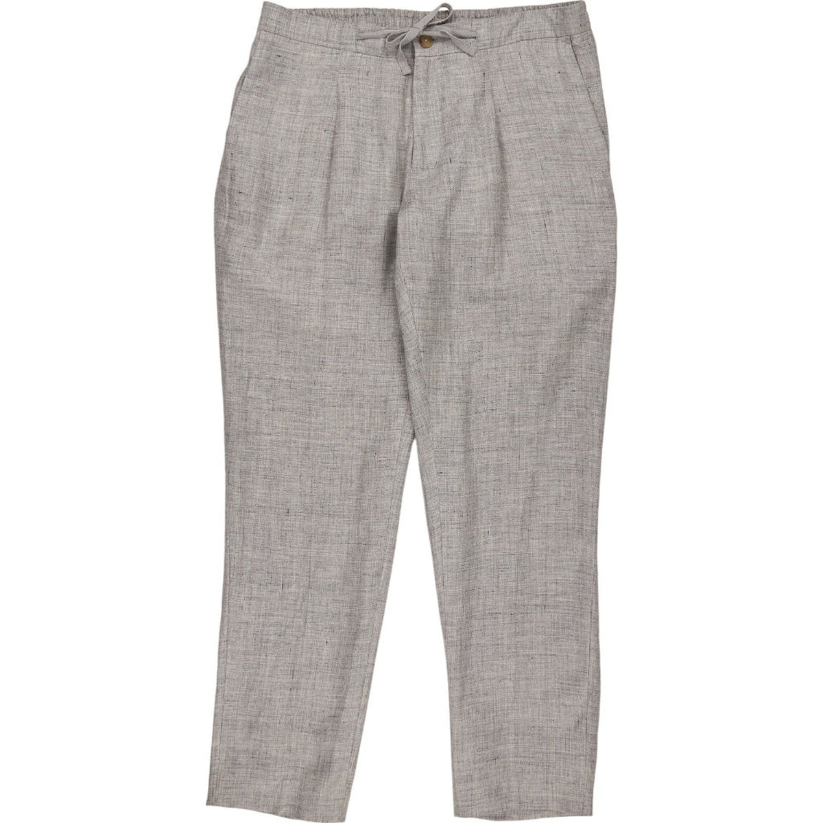 Moss Grey Linen Trousers
