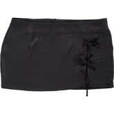 Motel Black Gamay Satin Skirt