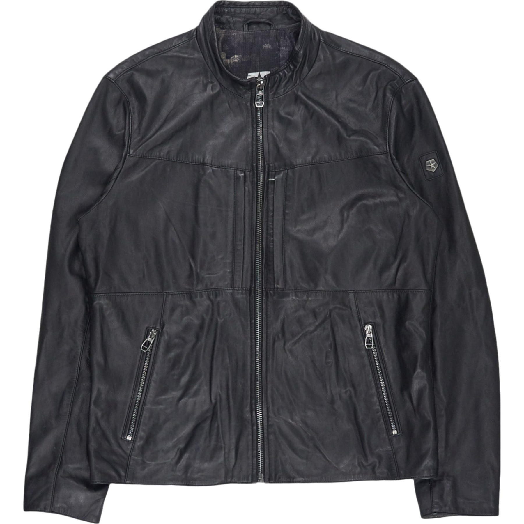 Milestone Black Leather Jacket