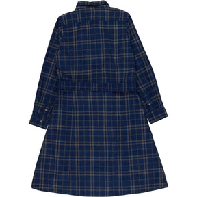 Beaufort & Blake Navy Check Shirt Dress