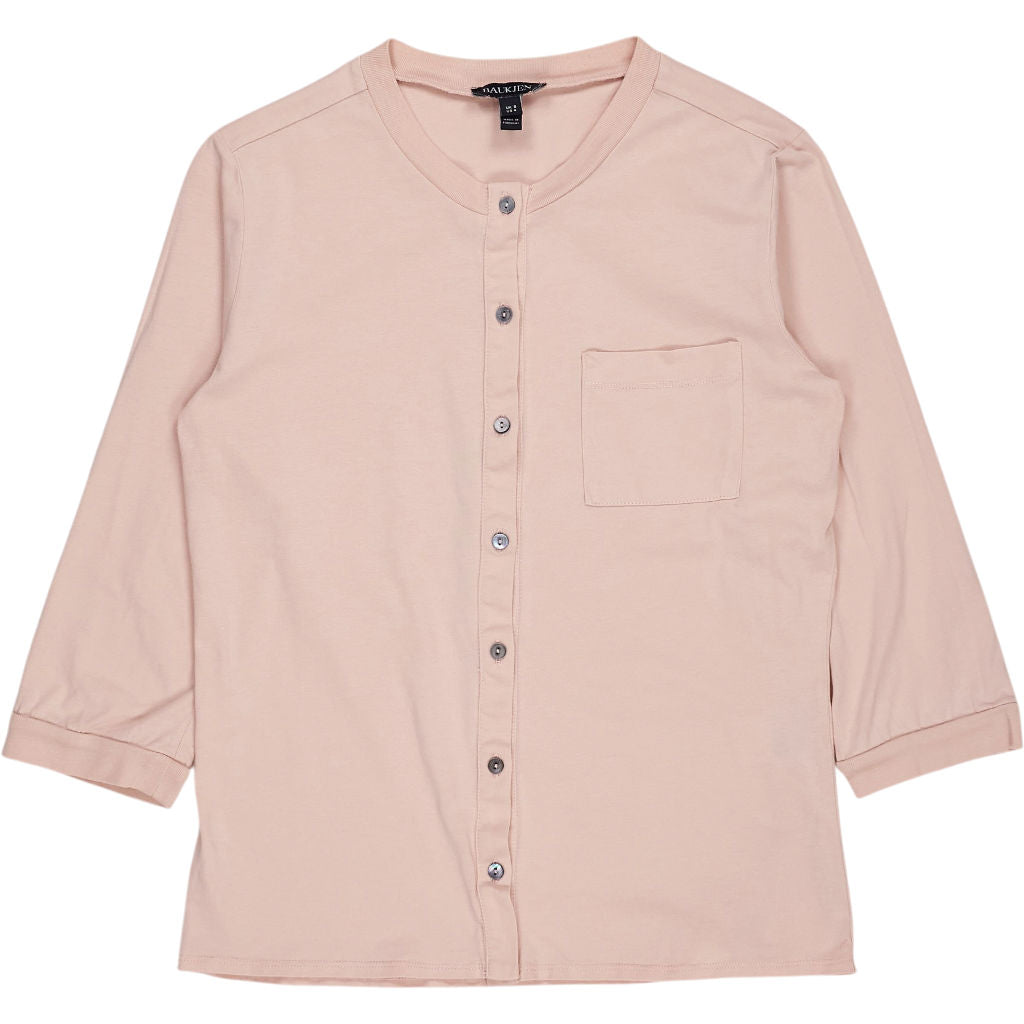 Baukjen Pink Button-Up Top