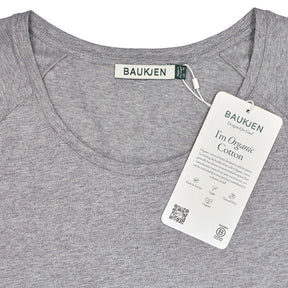 Baukjen Grey Marl Catherine Organic Tee