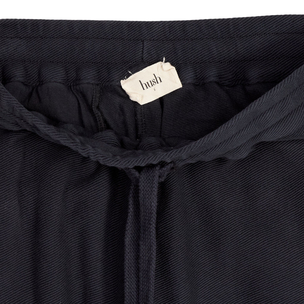 Hush Navy Drawstring Trousers