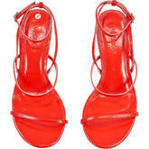 Topshop Red Strappy Sandals