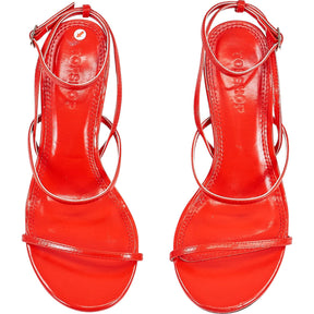 Topshop Red Strappy Sandals