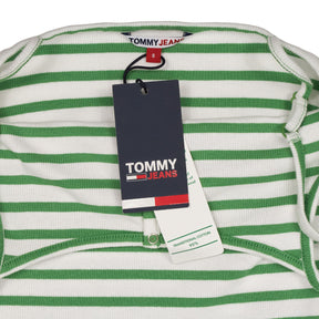 Tommy Jeans Coastal Green Striped Top