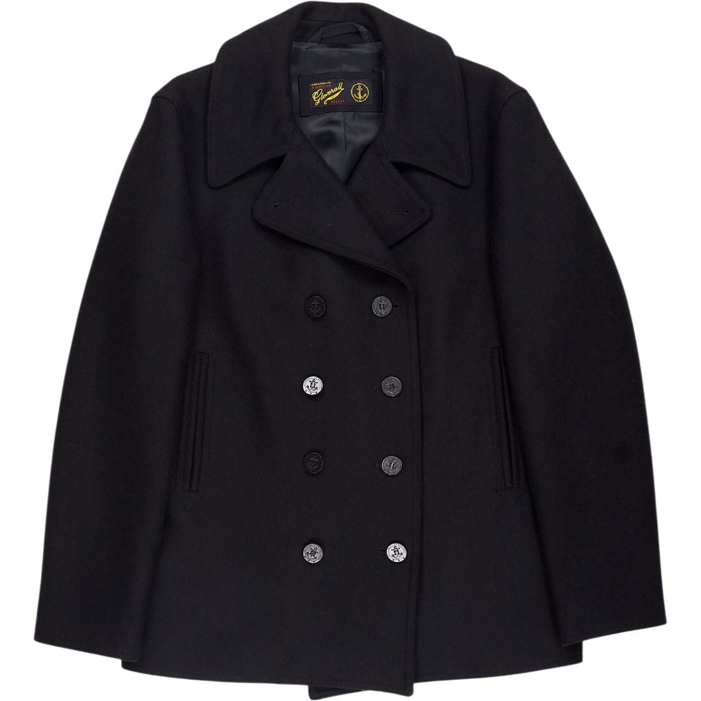 Gloverall Black Reefer Coat