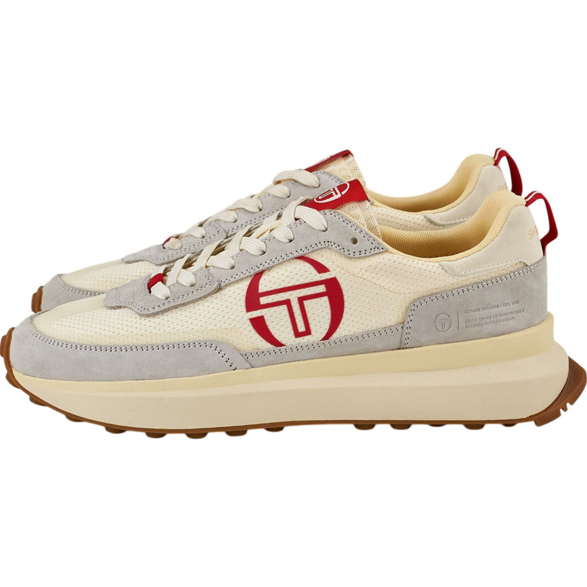 Sergio Tacchini Ivory 70's Racer Trainers