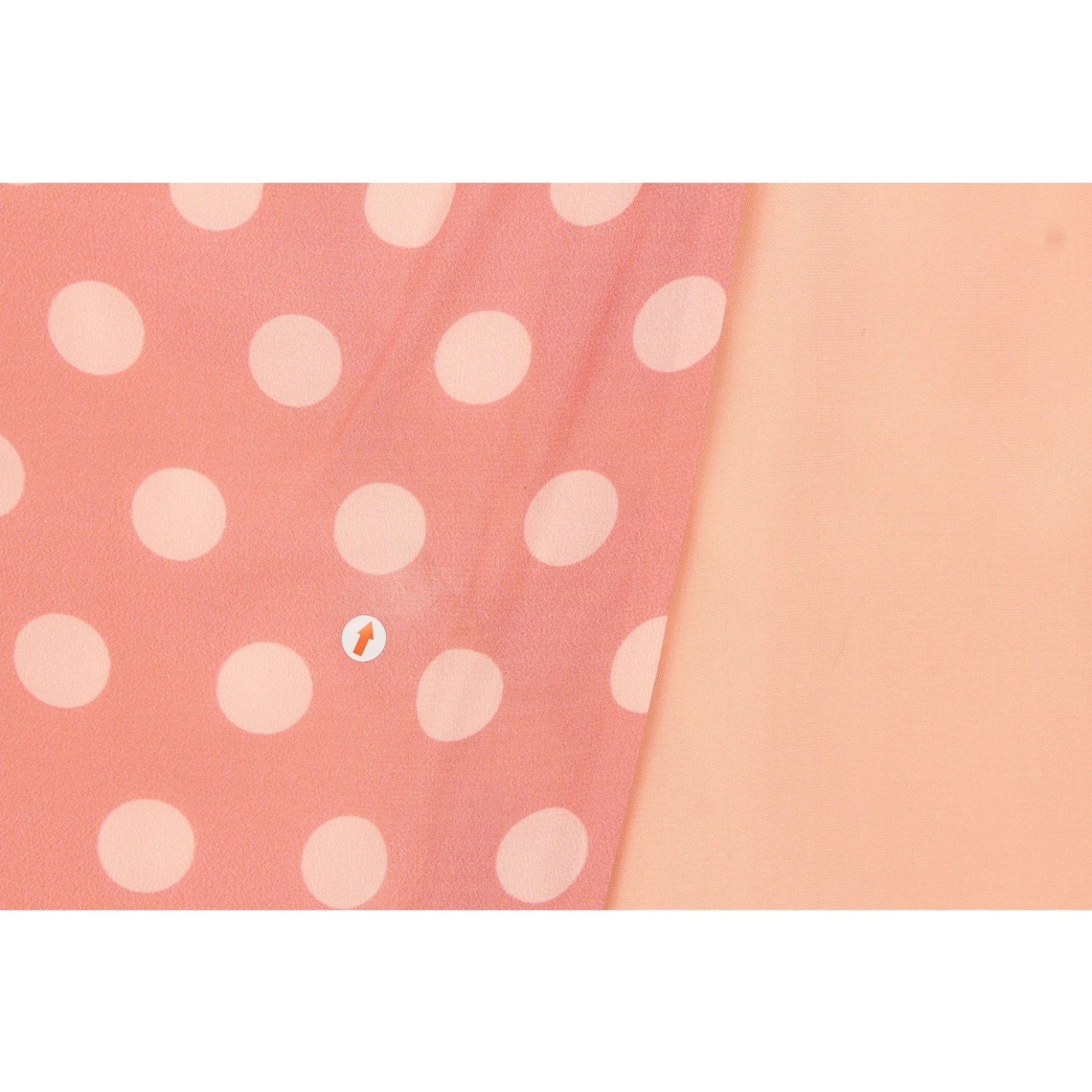 Mother of Pearl Polka Dot Pink Silk Wrap Skirt