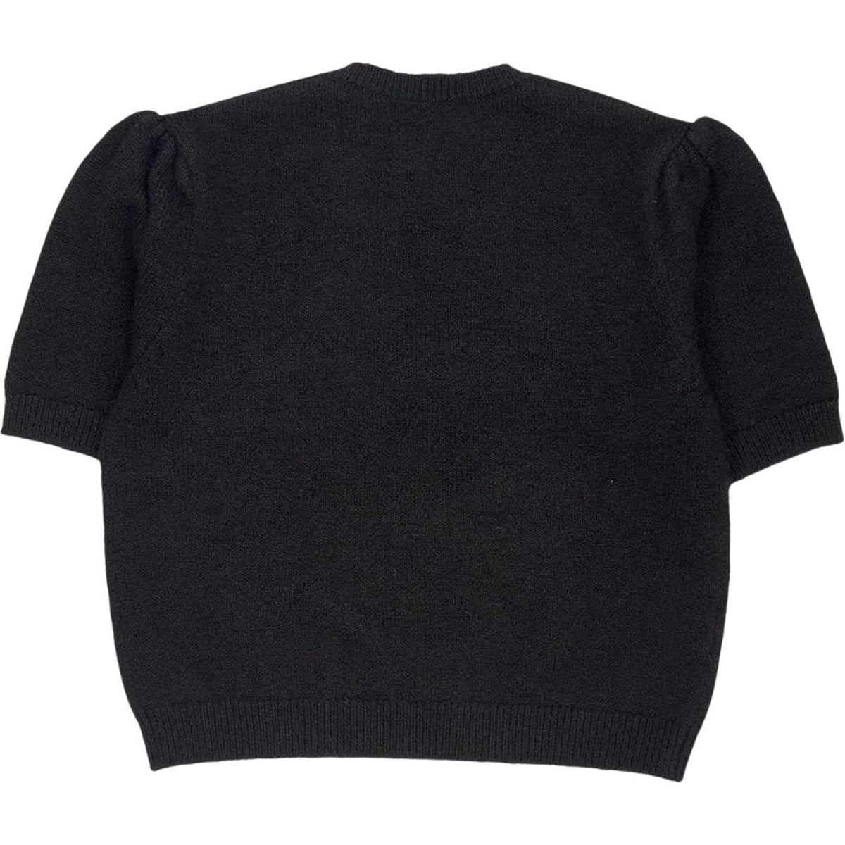 Omnes Black Nana Bow Knit Top
