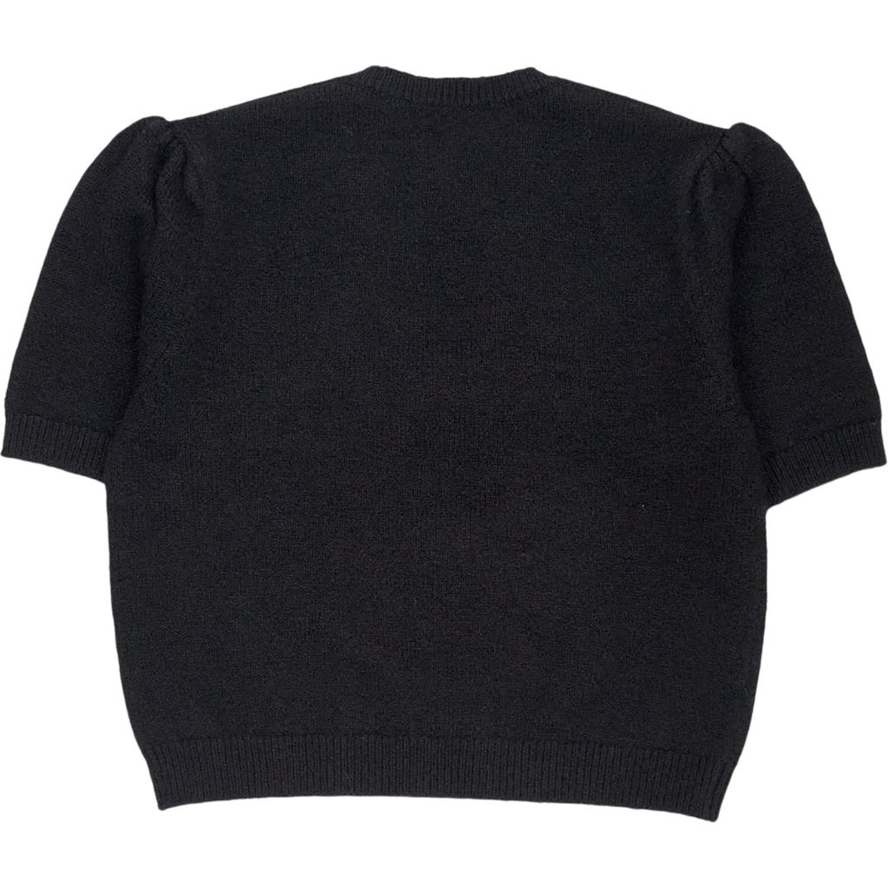 Omnes Black Nana Bow Knit Top