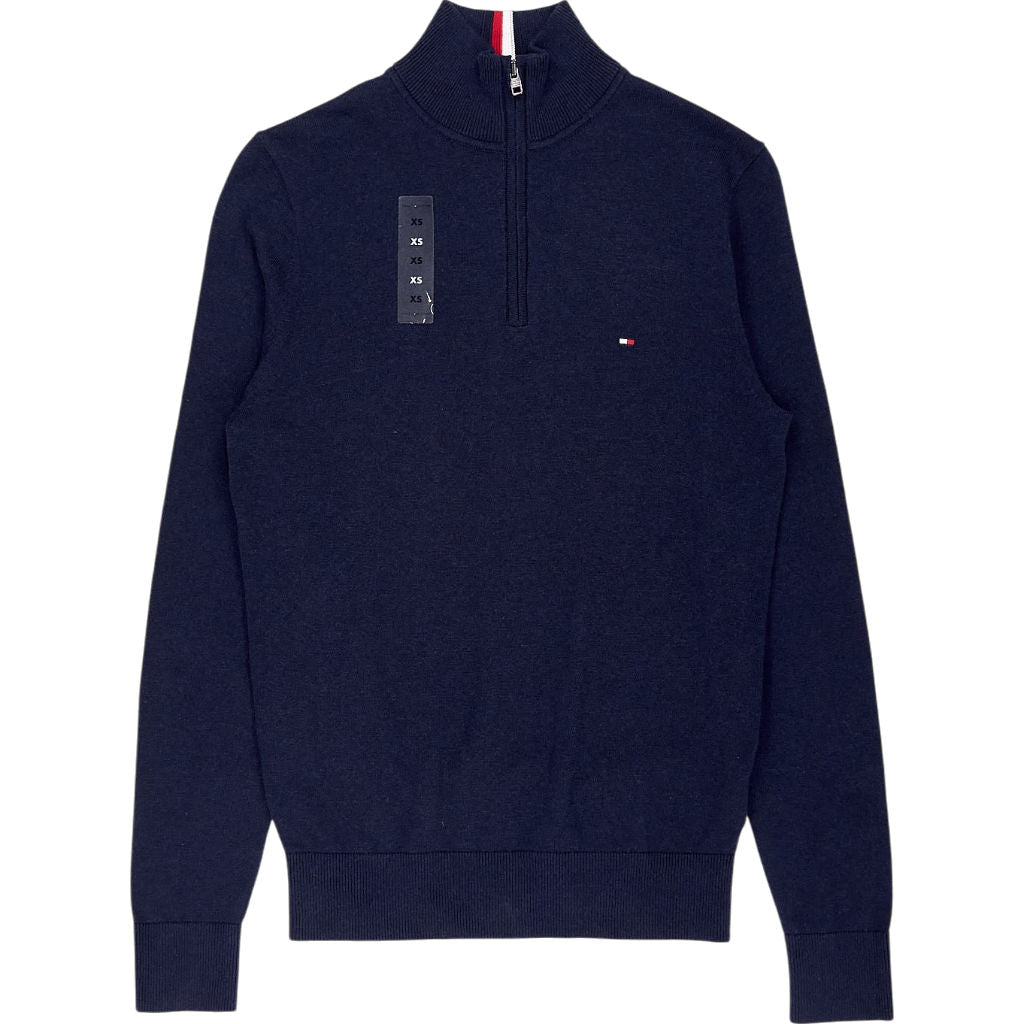 Tommy Hilfiger Navy Premium Cotton Jumper